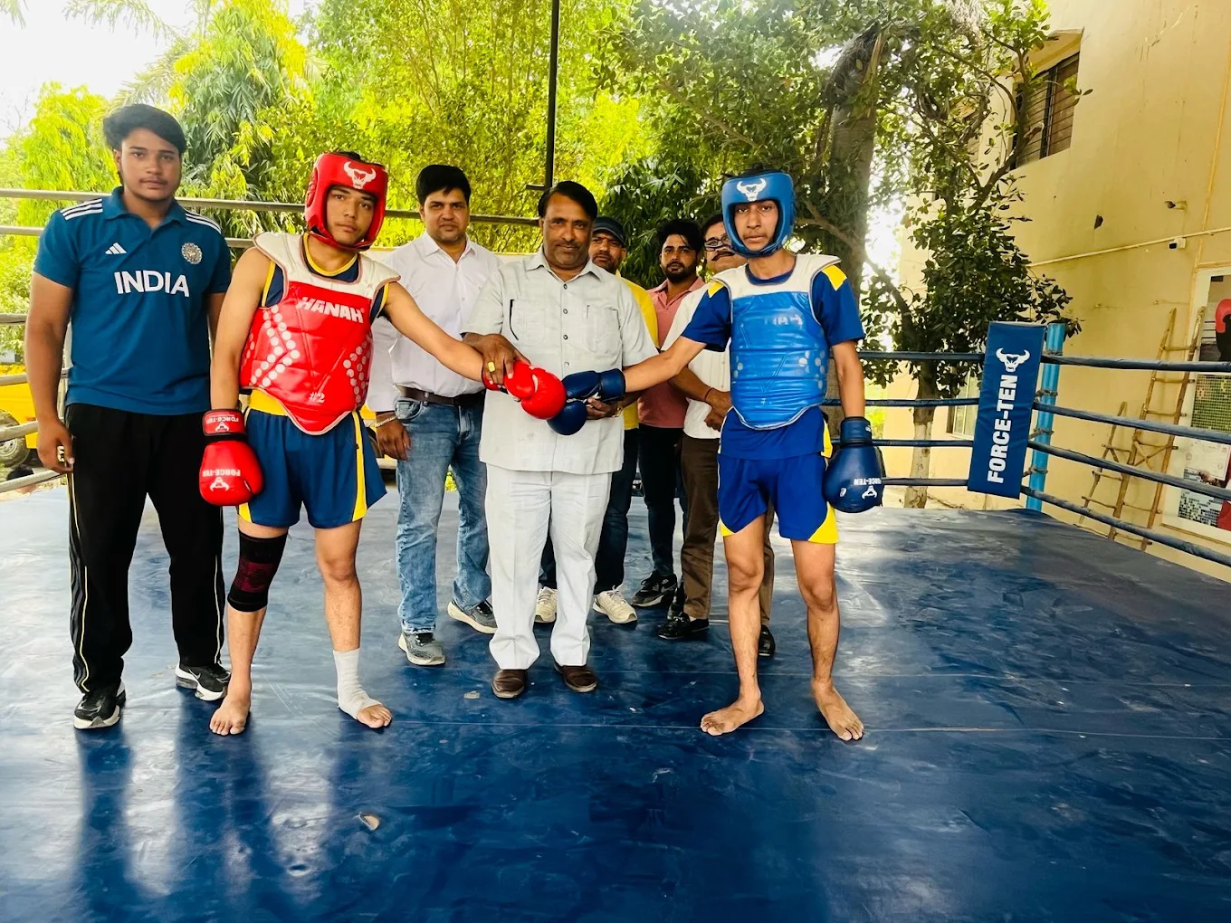Boxing Ring Sparring Bout
